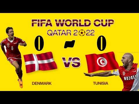 Denmark 0  -  0 Tunisia (Nov-22-2022) World Cup 2022