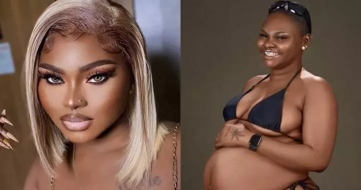 "Na olosho I be, I no talk say I no get womb" - Mandy Kiss to Nigerians surprised by her pregnancy (Video)