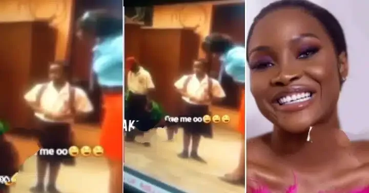 "Her accent no be here" - Throwback video of Illebaye as kid actor on 'Papa Ajasco' show causes buzz
