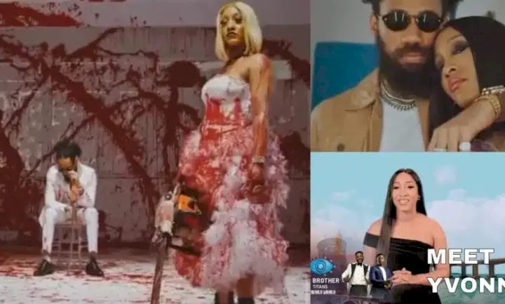 BBTitans' Yvonne featured in Phyno's "Never" music video
