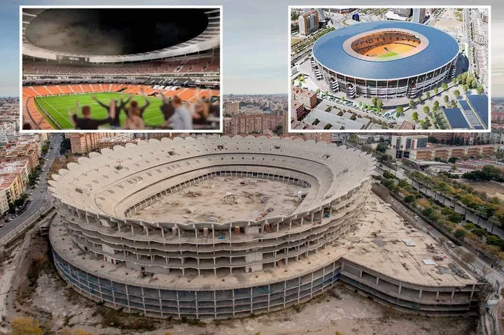 Abandoned 'world's greatest stadium' left to rot before ever being completed handed lifeline after 14 years
