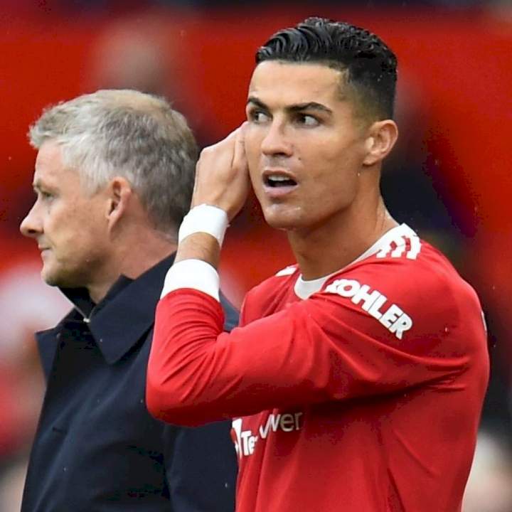 EPL: 'Awful' - Cristiano Ronaldo challenged Solskjaer during shocking team talk