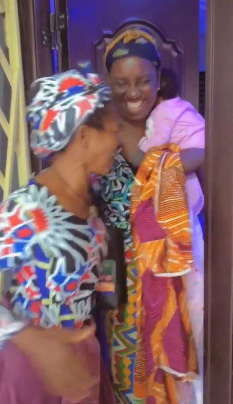 Joyful moment Nigerian mother arrived abroad for Omugwo (Video)
