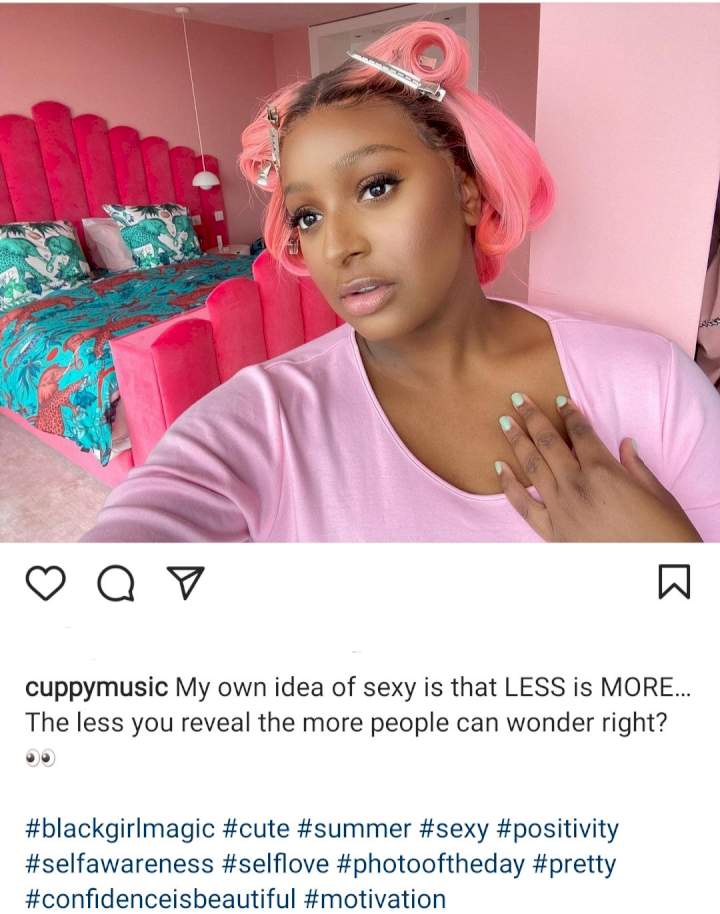 DJ Cuppy reveals what her idea of sexy is
