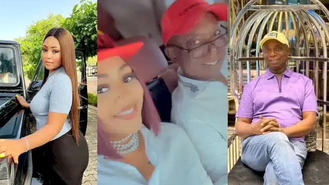 'God have mercy' - Reactions as Regina Daniels calls Ned Nwoko with pet name (Video)