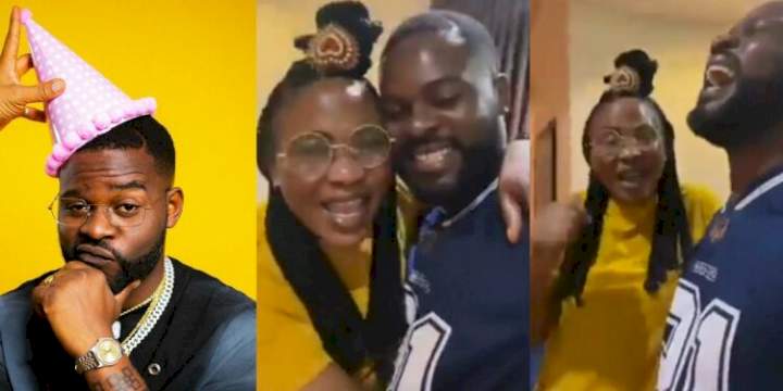 "I don't want baby mama" - Falz' mother prays for him to bring home a good wife as he turns new age