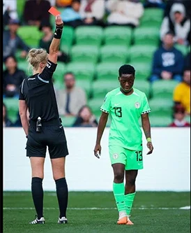 Deborah Abiodun to miss Super Falcons' match with Ireland as Oshoala two others get on referee's watch list