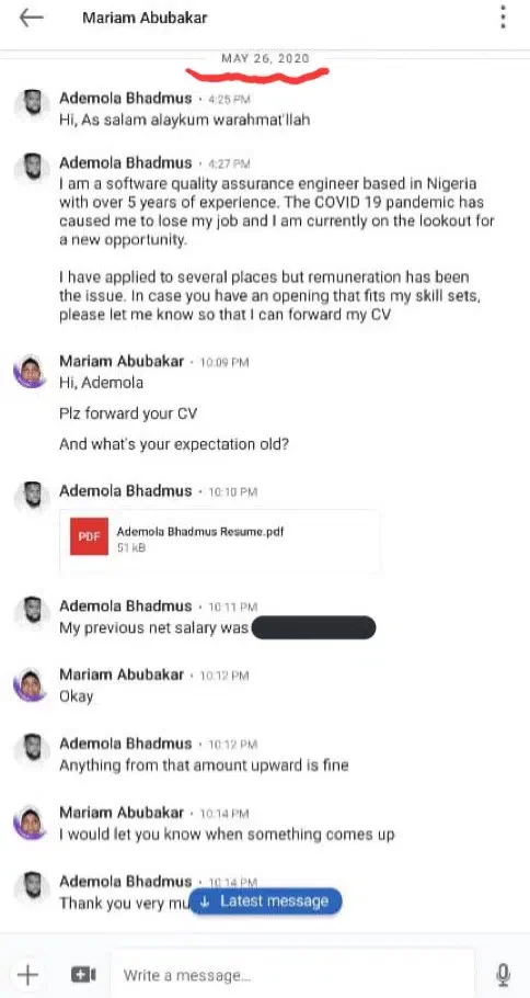 'Left with the boss lady herself' - Man begins dating his employer a month after he reached out to her for a job via LinkedIn