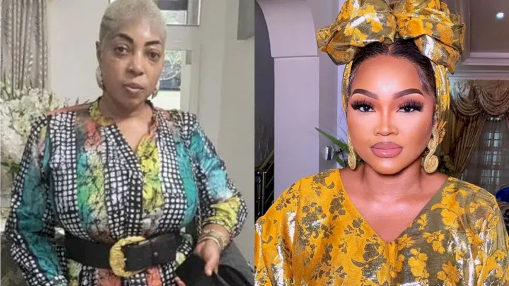 "Please don't trigger me" - Larrit sends stern warning after Mercy Aigbe shared her side of story following public fight