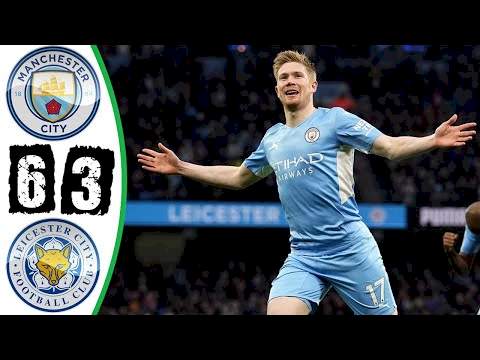 Manchester City 6 - 3 Leicester (Dec-26-2021) Premier League Highlights
