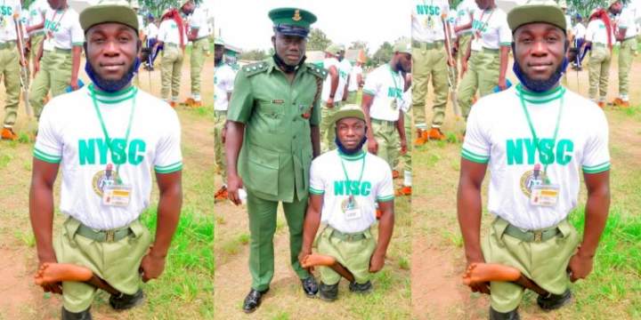 "You don't have to make excuses for failure" - Physically challenged man says as he celebrates passing out of NYSC