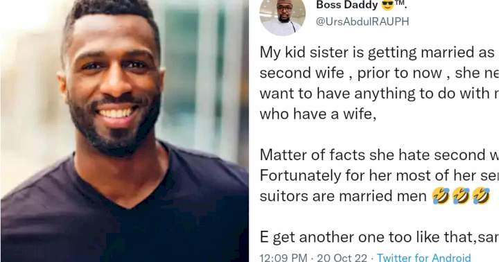 "They understand the value of women" - Man defends younger sister who is getting set to wed a married man