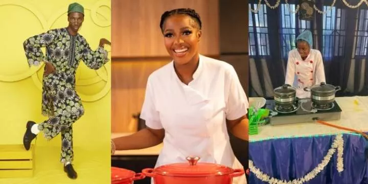 "If this attempt will take away the record away from you, God will make her fail!" - Content creator, Layi reacts to Chef Dammy's attempt on Hilda Baci's record