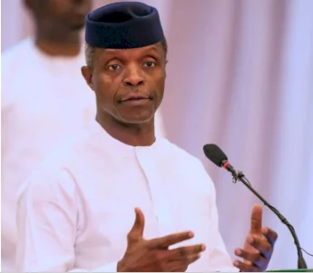 The exchange rate is artificially low - Osinbajo asks CBN to make the exchange rate reflective of the market