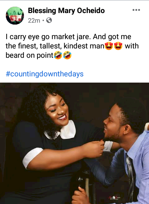 'I carry eye go market and got the finest man' - Physically challenged lady says as she sets to tie the knot with lover