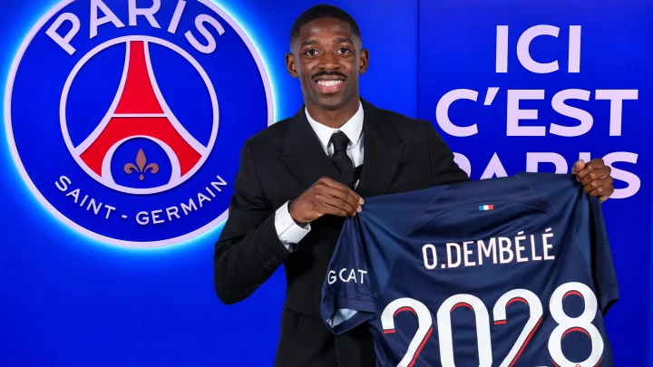 Ousmane Dembele signs five-year deal with PSG