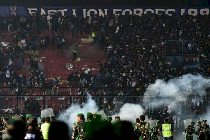 Indonesia: Man Utd, City, others react as 129 football fans die in mass riot