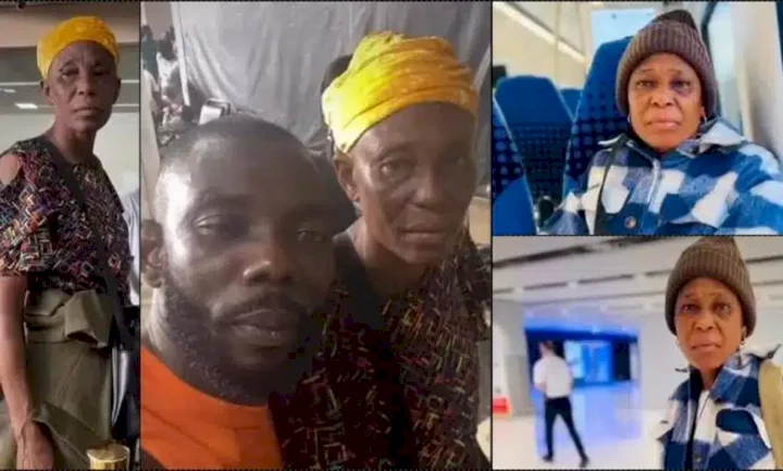 Man shares mother's transformation four months after relocating to UK (Video)