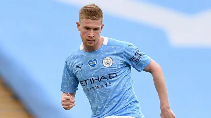 EPL: De Bruyne reacts to Mahrez's late miss as Man City fail to beat Liverpool