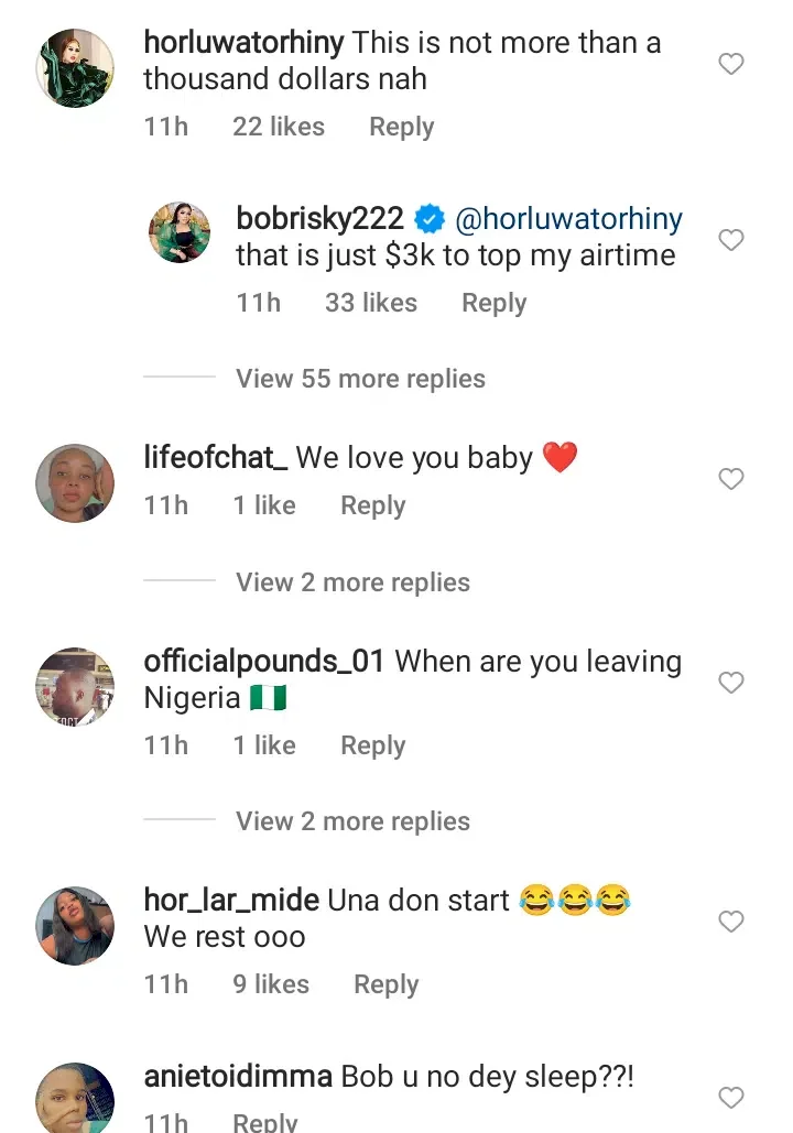 'When will you stop this childish attitude; you're getting old' - Netizens tackle Bobrisky as he flaunts dollar bills she go from secret lover
