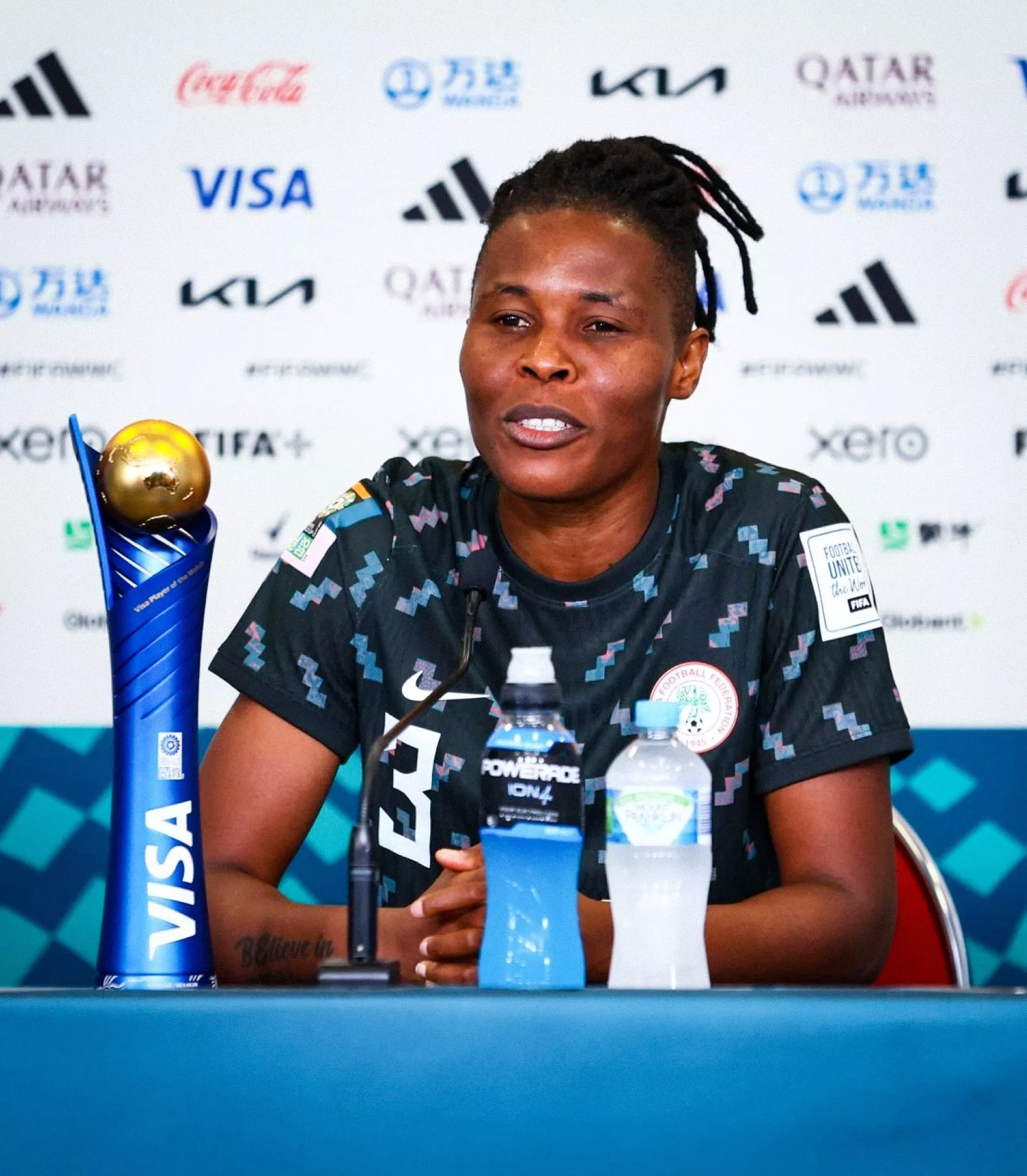 Super falcons go top of Group B after beating co-host Australia