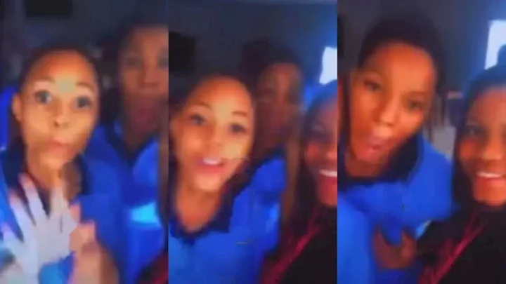 "Hold your boyfriends, we're done with WAEC" - Young female students warn older ladies (Video)