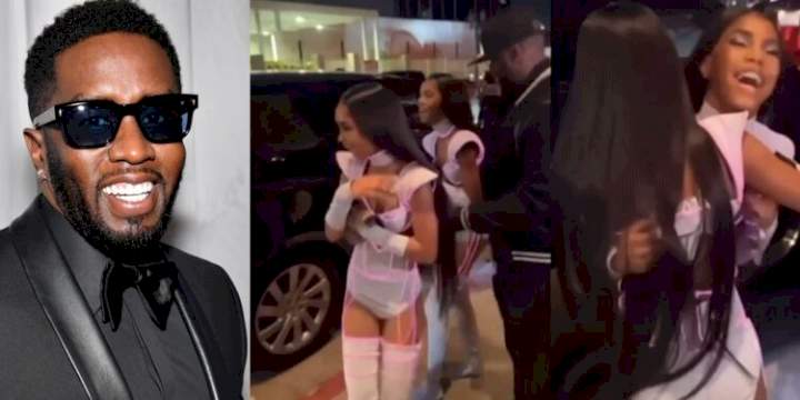 Rapper Diddy gifts matching Range Rovers to his twin daughters on their 16th birthday (video)