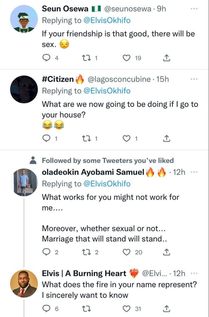 'A relationship without sexual engagements is more likely to evolve into a beautiful marriage than one with fornication' - Nigerian man says