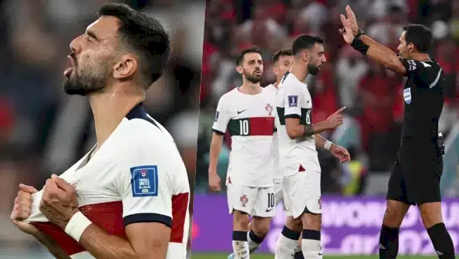Bruno Fernandes condemns choice of an Argentine referee in Portugal's quarterfinal match against Morocco