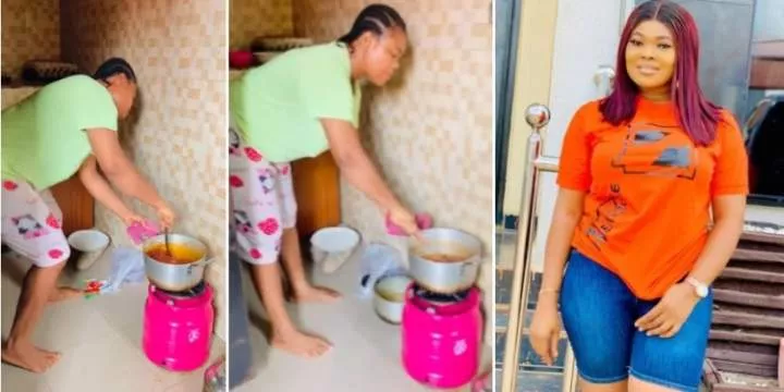 You people shouldn't... - Actress Ruby Ojiakor addresses critics of her small kitchen and utensils (VIDEO)