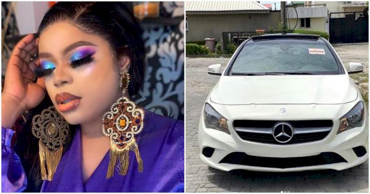 "I'm giving this car to a total stranger" - Bobrisky boasts as he highlights how to win the car