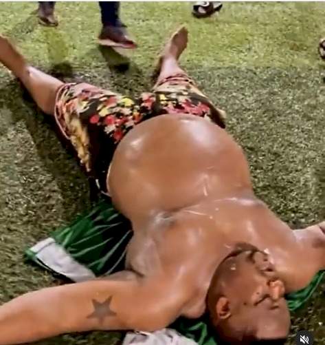 'Na Hennessy full that belle' - Reactions as Cubana Chief priest sets to lose weight (Video)