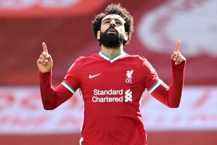 EPL: Salah finally equals Jamie Vardy's record