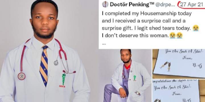 Doctor catches girlfriend in bed with his friend months after saying he doesn't deserve her love