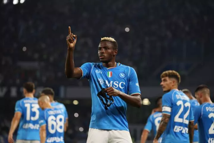 Osimhen was linked with a move away from Napoli this summer