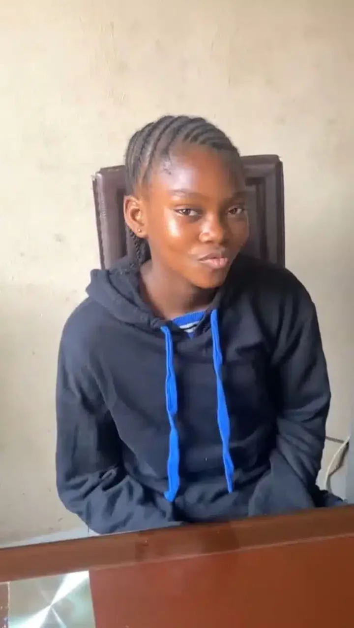 Lady shows off transformation of niece who returned skinny from boarding school (Video)