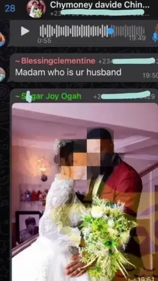 Woman adds husband's side chics to WhatsApp group to dish out stern warning (Audio)