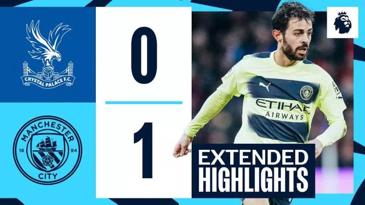 Crystal Palace 0 - 1 Manchester City (Mar-11-2023) Premier League Highlights