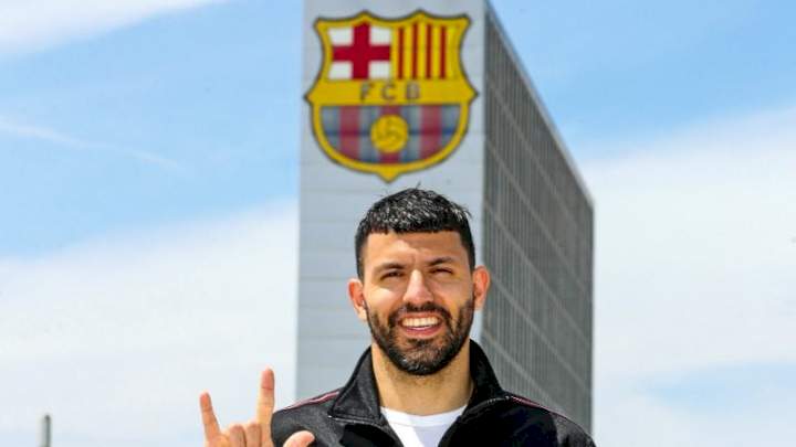 Barcelona sign Sergio Aguero until 2023