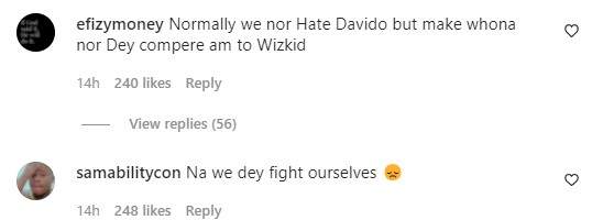 'Na we dey fight ourselves' - Fans confess as Wizkid jumps for joy to Davido's Champion Sound (Video)