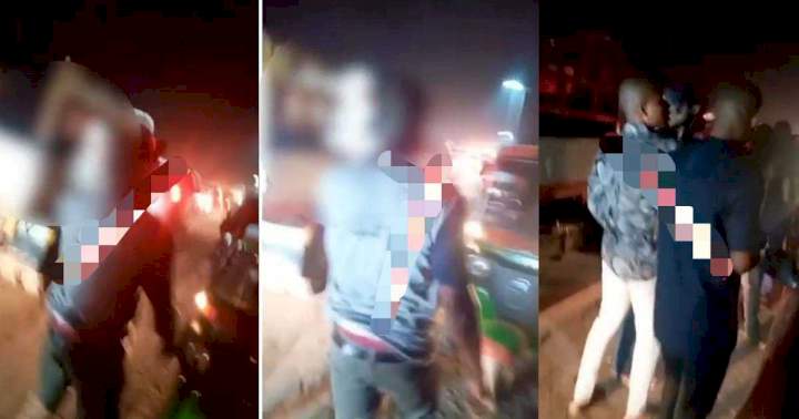 Motorist bites off ear of man who blocked his car during traffic jam in Imo (Video)