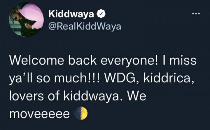 'He hasn't gotten over Erica' - Reactions as Kiddwaya returns to Twitter with 'Kiddrica'