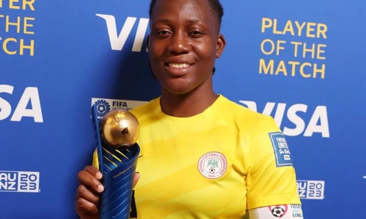 Nnadozie wins Player of the Match award, reveals 'secret' behind penalty save