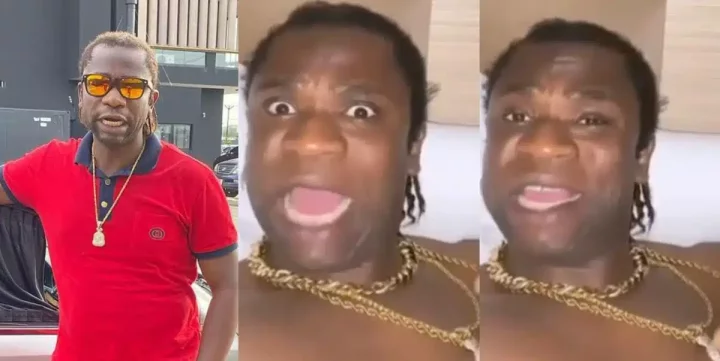 "You will suffer in life, your car will crash" - Speed Darlington curses club goer who snatched girls he wanted to go home with (Video)