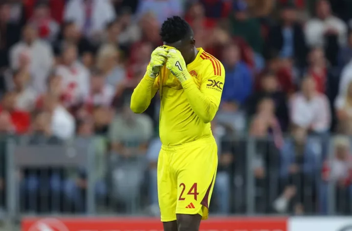 'I let the team down' - Andre Onana speaks out after calamitous error in Bayern Munich defeat
