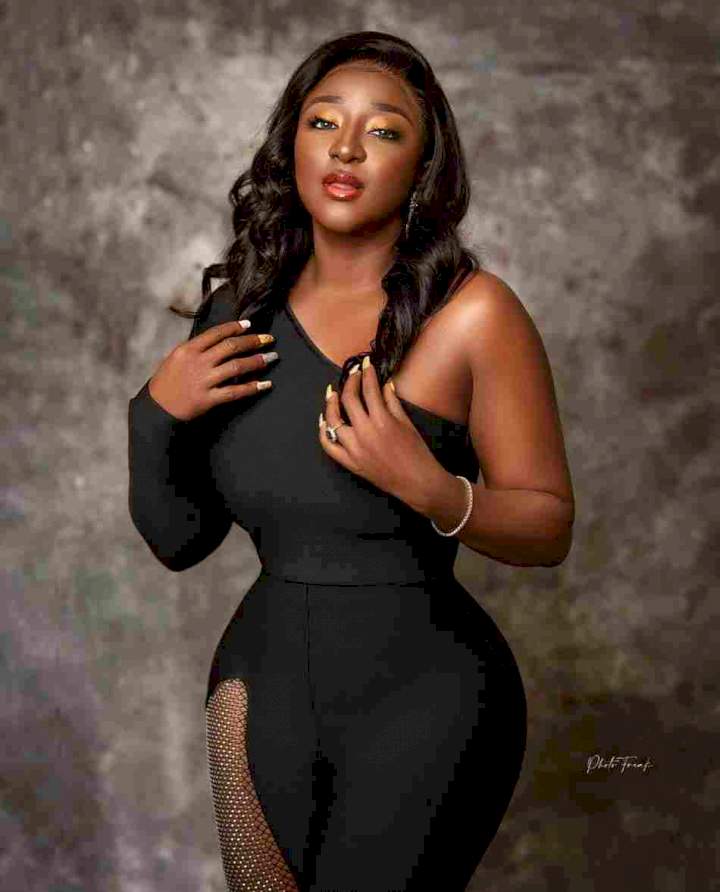 'Accusing me falsely is an attempt to destroy my life' - Ini Edo reacts to accusations that she's sleeping with politician Akpabio and Oba Elegushi