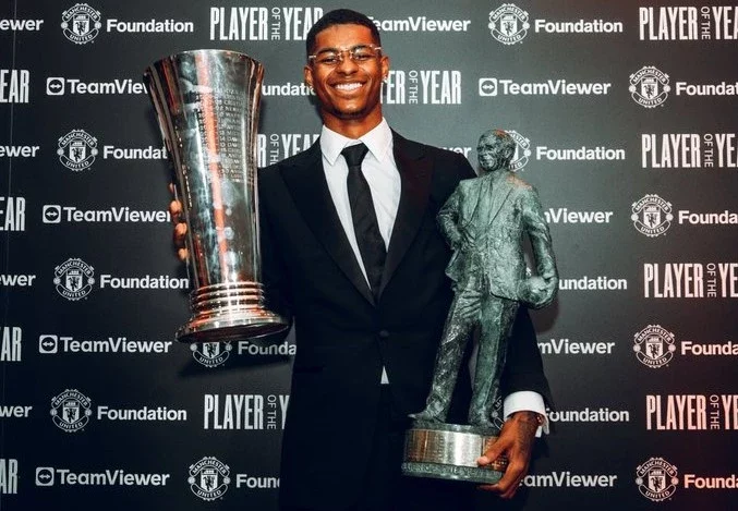 Marcus Rashford reveals who he thinks is Manchester United's player of the season