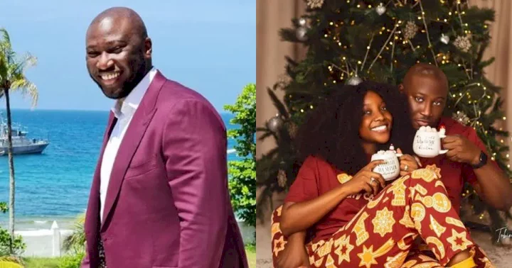 "I was married before and have 2 girls" - Ini Dima-Okojie's fiance, Abasi Eneobong explains after actress was accused of snatching him from wife