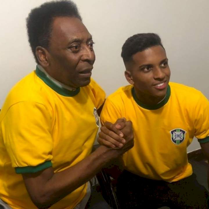 UCL: You're enlightened, brings us joy - Pele sends message to Rodrygo