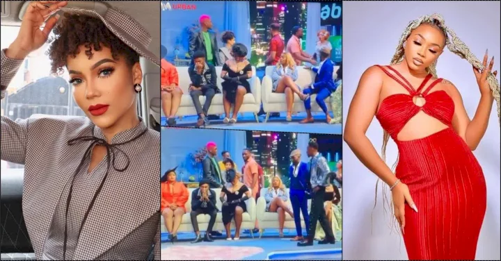 #BBNReunion: Netizens rubbish Beatrice for almost getting physical with Maria, mocks her for getting kicked out (Video)